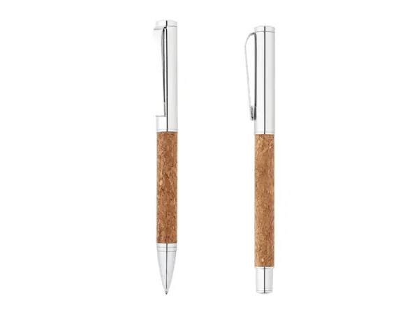 Set De Plumas Lublin - Estuche de corcho natural - Dot Factory