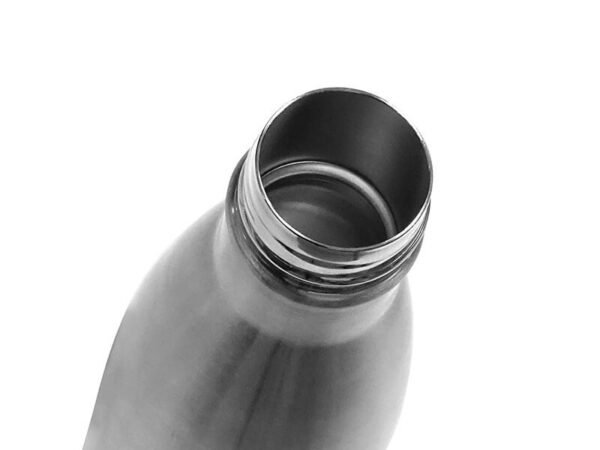 Botella Termica Isla de acero inoxidable doble pared 500 ml con acabado brillante, termo personalizado que mantiene 24 horas frío para kits corporativos.