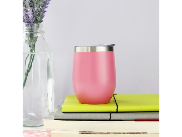 Vaso de acero inoxidable Innova de 12 oz con tapa de plástico para regalos ejecutivos