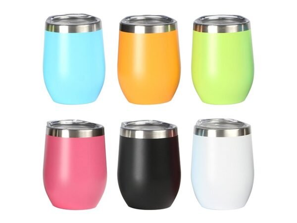 Vaso de acero inoxidable Innova de 12 oz con tapa de plástico para regalos ejecutivos