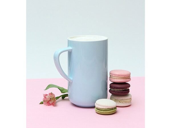 Taza Vailima de cerámica 650 ml con acabado brillante, taza personalizada apta para microondas para regalos institucionales y programas de fidelización.