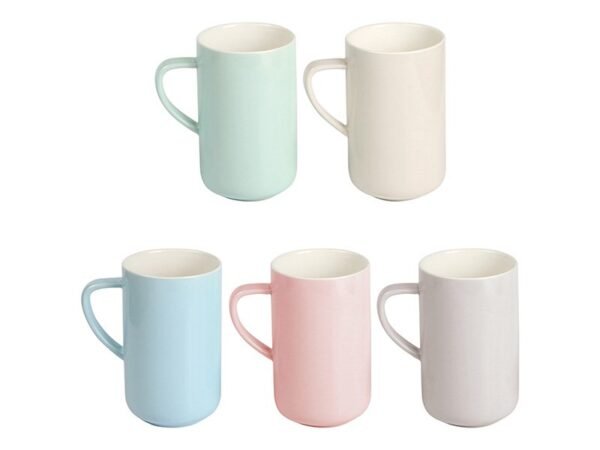 Taza Vailima de cerámica 650 ml con acabado brillante, taza personalizada apta para microondas para regalos institucionales y programas de fidelización.