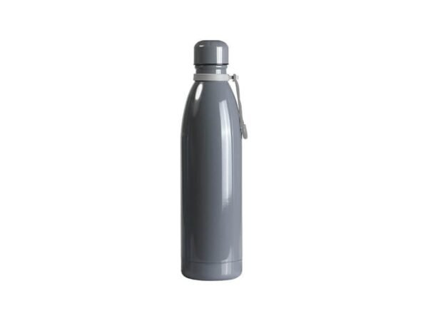 Termo Gigliolo de acero inoxidable 750 ml con tapa de rosca y cordón de transporte, termo térmico personalizado de doble pared para regalos corporativos de uso diario.
