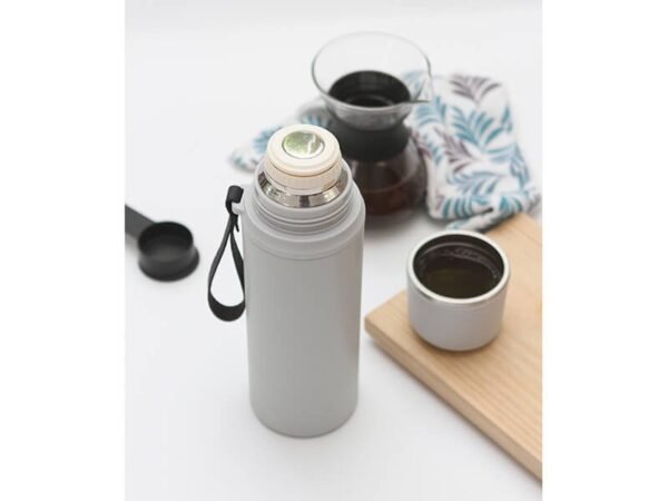 Termo Laganadi de acero inoxidable 800 ml con tapa de rosca, termo térmico de doble pared personalizado para regalos corporativos funcionales de larga duración.