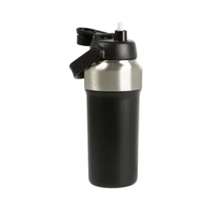 Termo Saiq de Acero Inoxidable 1000 ml - Blanco/Negro - Dot Factory