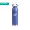 Termo Nasau de acero inoxidable de 680 ml con asa en la tapa y detalle plateado en la base.