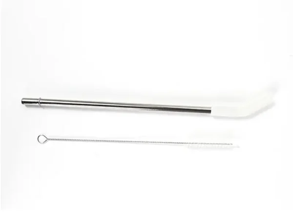 Termo Mirteto De Acero Inoxidable de 1500 ml con agarradera ergonómica y popote de acero, popotes