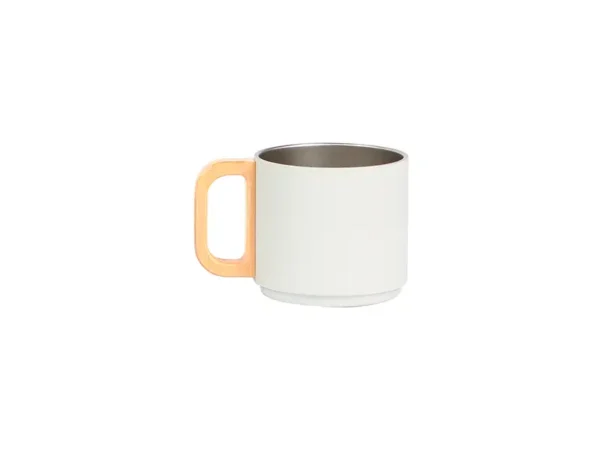 Taza Habo de Acero Inoxidable con Diseño de Madera - 300 ml - Dot Factory