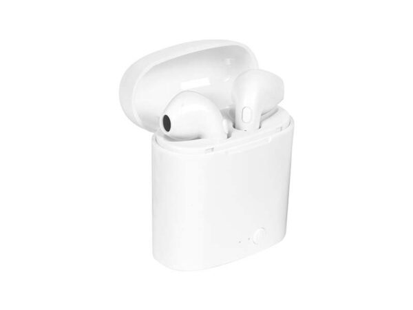 Earpods inalámbricos Bluetooth V4.1 con batería de 60 mAh y estuche para regalos promocionales premium