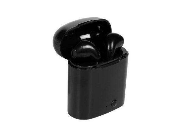 Earpods inalámbricos Bluetooth V4.1 con batería de 60 mAh y estuche para regalos promocionales premium