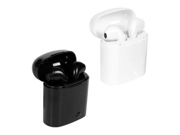 Earpods inalámbricos Bluetooth V4.1 con batería de 60 mAh y estuche para regalos promocionales premium