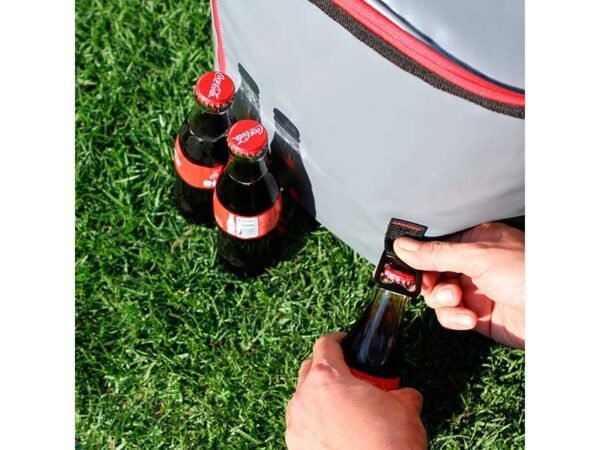 Hielera con destapador portátil publicitaria