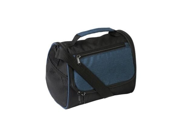 Hielera Molise de poliéster con correa de hombro y bolsillos laterales para onboarding corporativo