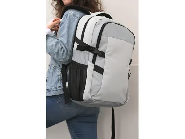 Mochila Porta Laptop Backpack Durres - Poliéster y Jacquard - Dot Factory