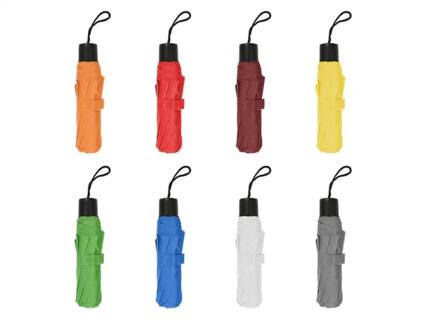 Paraguas Balerna plegable 8 varillas 170T poliéster - Dot Factory