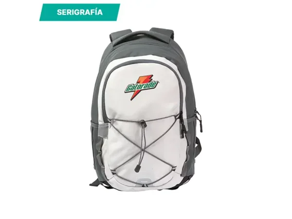 Mochila Vohma 900D PU/RPET 48x30x15 cm - Gris - Dot Factory