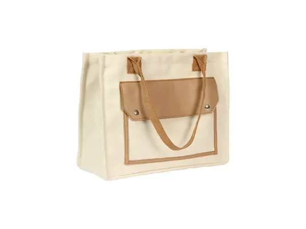 Bolsa Incles de Poliéster en Azul Marino, Café y Gris Claro - Dot Factory