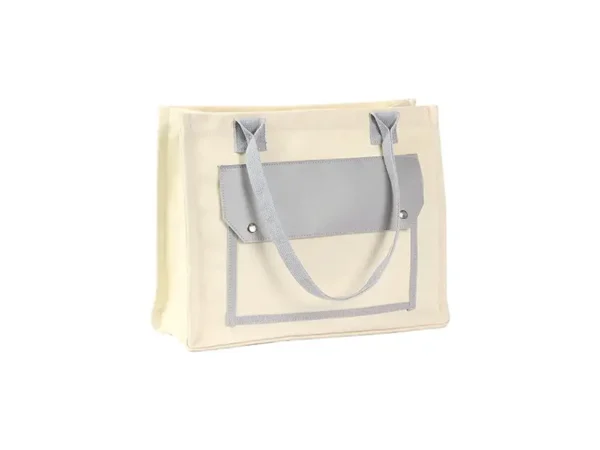 Bolsa Incles de Poliéster en Azul Marino, Café y Gris Claro - Dot Factory