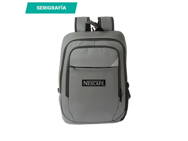 Mochila Karksi en Curpiel 900PU - Azul Acero/Gris - Dot Factory MX - Dot Factory