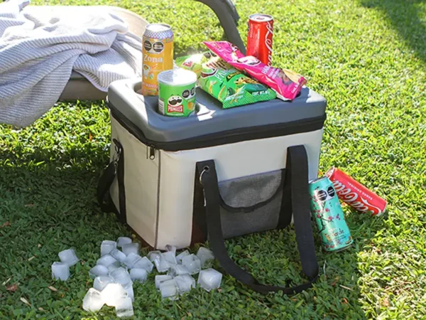 Hielera Maucini para alimentos en poliéster y eva - Gris - Dot Factory