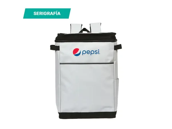 Hielera Danze - Mochila de PVC y Poliéster - Gris Claro - Dot Factory