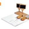 Set De Cocina Marmol - Tabla de mármol con bambú y accesorios para quesos - Dot Factory