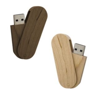 Usb Giratoria Madera