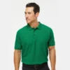 PLAYERAS TIPO POLO de piqué 100% algodón ring spun de 230 gr con cuello tejido y 3 botones para uniformes corporativos.