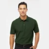 PLAYERAS TIPO POLO de piqué 100% algodón ring spun de 230 gr con cuello tejido y 3 botones para uniformes corporativos.