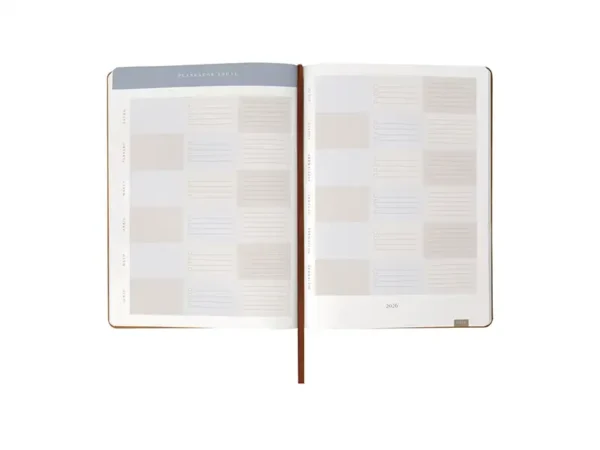 Agenda Diaria Ultra 2026 - 174 hojas, Curpiel, 20x27 cm - Dot Factory