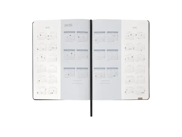 Agenda Diaria Ultra 2026 - 174 hojas, Curpiel, 20x27 cm - Dot Factory