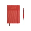 Agenda Diaria Giordano set con bolígrafo y caja de regalo, cubierta en curpiel, formato 21.3 x 15 cm