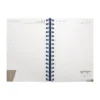 AGENDA DIARIA LETTE 2027 de curpiel con espiral metálico, bolígrafo metálico y caja tipo regalo incluidos, formato 14.5 x 21 cm