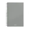 AGENDA DIARIA LETTE 2027 de curpiel con espiral metálico, bolígrafo metálico y caja tipo regalo incluidos, formato 14.5 x 21 cm
