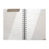 AGENDA DIARIA LETTE 2027 de curpiel con espiral metálico, bolígrafo metálico y caja tipo regalo incluidos, formato 14.5 x 21 cm