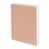 AGENDA DIARIA LETTE 2027 de curpiel con espiral metálico, bolígrafo metálico y caja tipo regalo incluidos, formato 14.5 x 21 cm