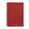AGENDA DIARIA LETTE 2027 de curpiel con espiral metálico, bolígrafo metálico y caja tipo regalo incluidos, formato 14.5 x 21 cm