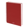 AGENDA DIARIA LETTE 2027 de curpiel con espiral metálico, bolígrafo metálico y caja tipo regalo incluidos, formato 14.5 x 21 cm