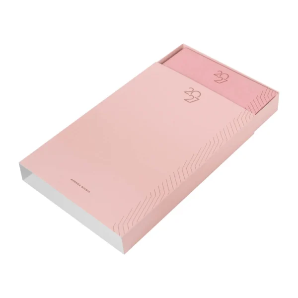 Agenda Diaria TERRA 2027 en curpiel con caja individual incluida, formato 14 x 21 cm para empresas