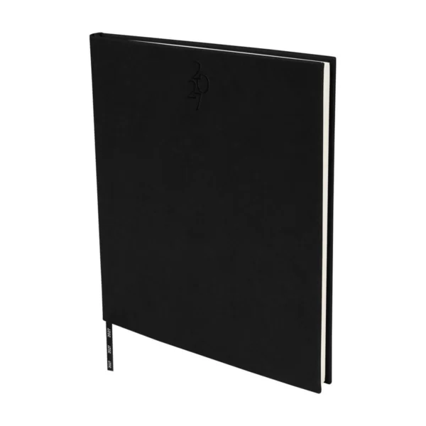 Agenda Ejecutiva Clásica 2027 de tapa en curpiel con área de impresión de 16 x 15 cm, formato 20.5 x 23.5 cm, con caja individual