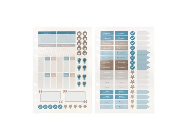 Agenda Semanal Premium 2026 - Organizador Ejecutivo Completo - Dot Factory