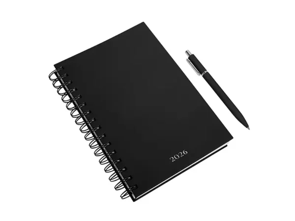 Agenda Diaria Lette 2026 - Calendario, Planeador, Bolígrafo y Caja Regalo - Dot Factory