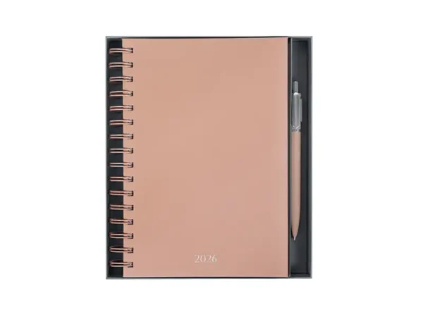 Agenda Diaria Lette 2026 - Calendario, Planeador, Bolígrafo y Caja Regalo - Dot Factory