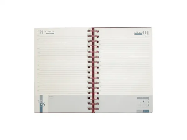 Agenda Diaria Lette 2026 - Calendario, Planeador, Bolígrafo y Caja Regalo - Dot Factory