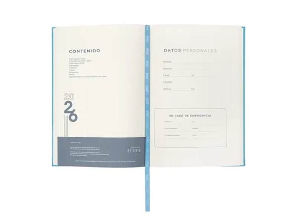 Agenda Diaria Terra 2026 | Organizador de Tareas y Planeador de Proyectos - Dot Factory