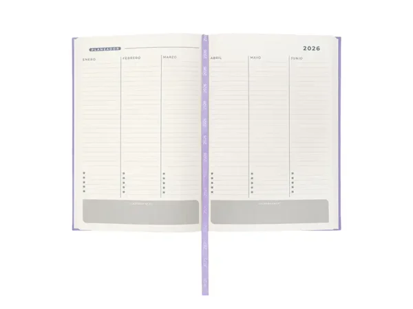 Agenda Diaria Terra 2026 | Organizador de Tareas y Planeador de Proyectos - Dot Factory