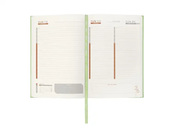 Agenda Diaria Terra 2026 | Organizador de Tareas y Planeador de Proyectos - Dot Factory