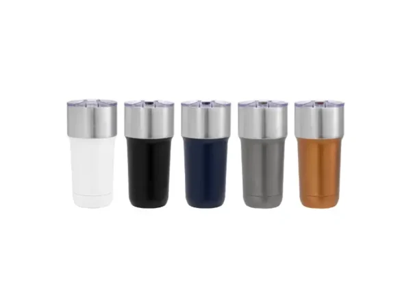 Mug térmico Torch de 600ml con acabado powder coat en colores disponibles