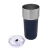 Mug térmico Torch de 600ml con acabado powder coat en colores negro azul gris y bronce sin tapa