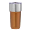 Mug térmico Torch de 600ml con acabado powder coat en colores bronce